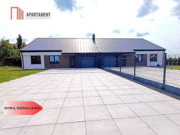 PARTEROWY dom w otoczeniu JEZIOR | garaż | taras