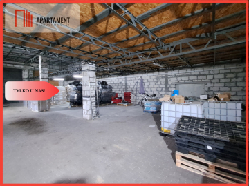 Magazyn z warsztatem samochodowym