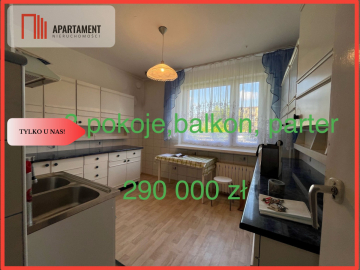 Duże  mieszkanie, parter,balkon,garaż,ogród,cisza.