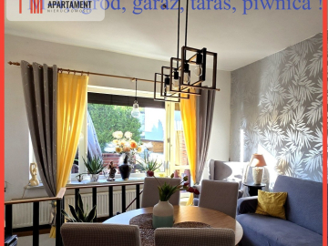 Mieszkanie z ogrodem, garażem, piwnicą