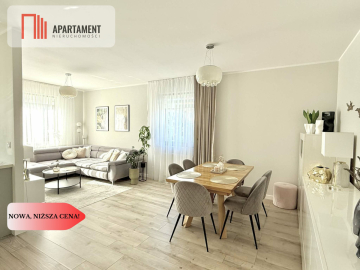 Nowoczesny apartament z dwoma balkonami oraz windą