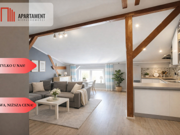 Duże, przestronne mieszkanie z klimatem