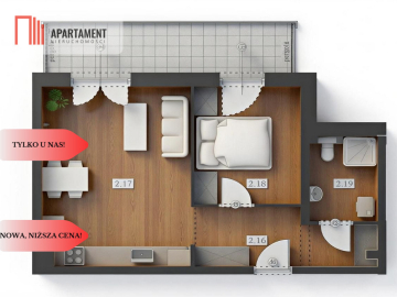 Stylowe dwupojowe mieszkanie kategorii PREMIUM