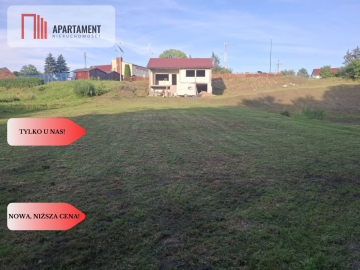 Duża Działka z domem w budowie z dostępem do rzeki