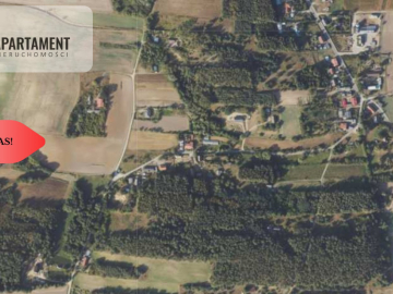 Uzbrojona działka 1680 mkw. Bory Tucholskie