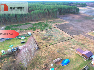 Atrakcyjna działka budowlana na skraju wsi.