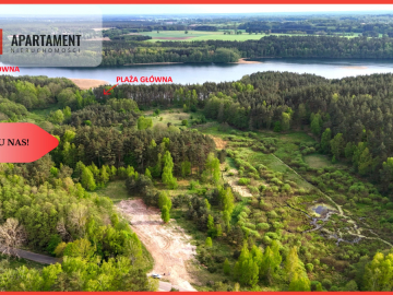 Działka ponad 8ha tuż przy jeziorze!