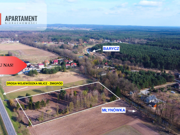 Unikat! Dolina Baryczy! Działki w Sułowie!