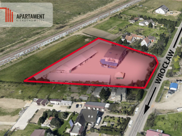 Działka inwestycyjna/ budynek 600 mkw./hala 1000