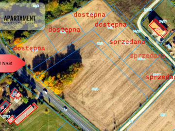 Działki z projektem WZ