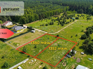 Tylko u nas! Łochowice: Działka pod lasem, WZ, bus