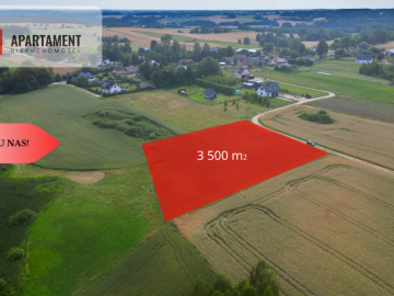Działka 3500 m² w Skrzydłowie, z warunkami zabudow
