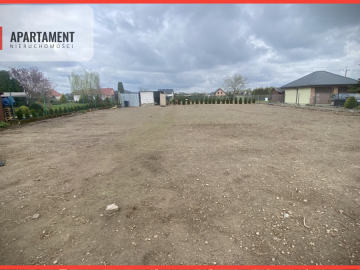 Działka, ogrodzona - możliwy płaski dach