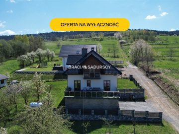 Dom na widokowej działce, Bysina, Myślenice.