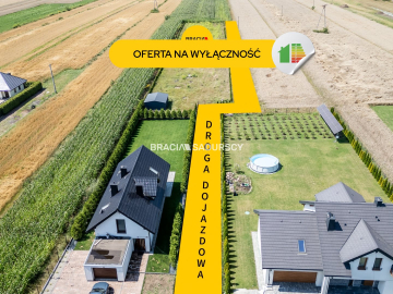 Ogrodzona działka 917m2 Glinik 