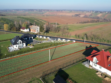 Działka budowlana 4200 m2, Celiny blisko Krakowa