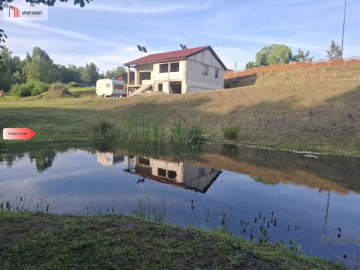 Dom w budowie nad rzeką dz. 2924 m²  Natura 2000