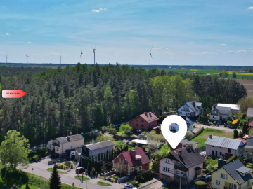 Cisza, spokój, las, na sprzedaż pół domu, ogródek