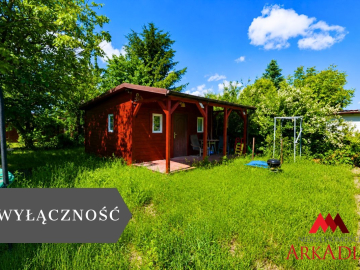 Działka Rod Wieniec Zalesie 380 m2,domek drewniany