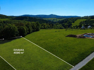 Działka 4090 m² z warunkami zabudowy – Boreczna