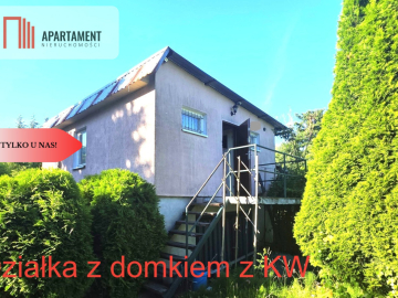 Domek 40 mkw., działka z KW, Bydgoszcz- Łęgnowo