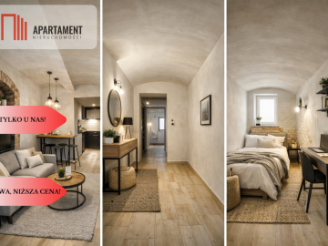 Nietuzinkowe 48 m2 - klimat loftu. Bory Tucholskie