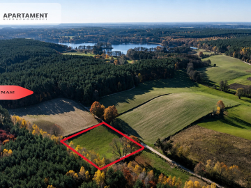 Spokój, natura, jeziora–działka zagrodowa Dormowo