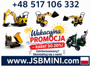 Ładowarka Koparka Wozidło - NOWE 2026 - Prosto od Producenta JSB POLSKA -