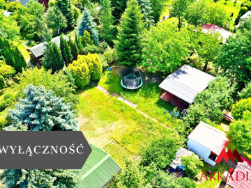 Działka Rod Wieniec Zalesie 380 m2,domek drewniany