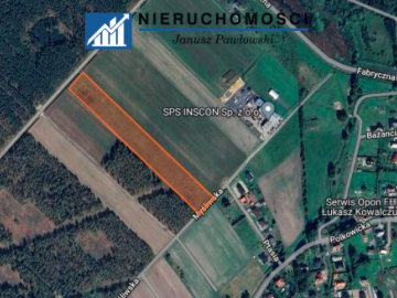 działka przemysłowa 1.79ha, Sobin/Polkowice, MPZP
