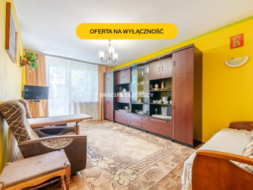 Kraków, Bieńczyce - osiedle Jagiellońskie. Na sprzedaż mieszkanie 2 pokojowe - 42 m² z balkonem położone na parterze czteropięt