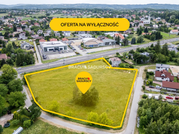 Atrakcyjny teren Tarnów przy drodze 94 