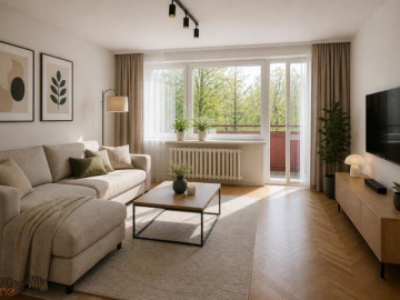 2 pok, balkon, 48m2 ul Stalowa