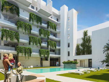 Nowoczesne apartamenty 300 m od plaży w Torrevieja