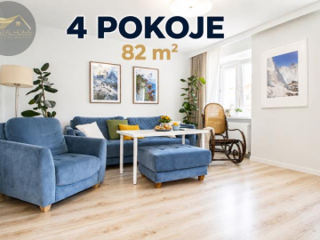 4 pokoje, 82m2 blisko Osiedla Młodych, 3 poziomy