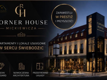 Corner House Mickiewicza 1 / 2 pokoje - 58m2