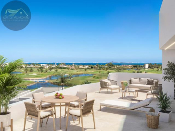 Apartament przy polu golfowym w Los Alcázares