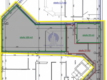 Bielany: lokal biurowy 127m2 do wynajęcia