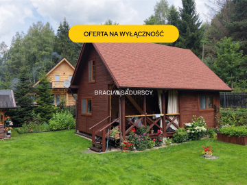 Prywatna enklawa w Bystrej Podhalańskiej - Dom letniskowy na działce budowlanej z lasem i strumykiem!  

   Szukasz miejsca, kt