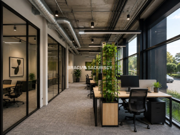 Wykończony lokal biurowy 154 m² do wynajęcia