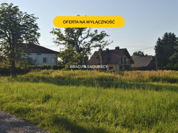 Działka budowlana przy ulicy Źyznej w Krakowie.