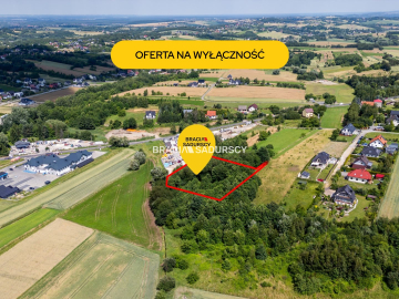 Biskupice 12 arów, budowlana.
