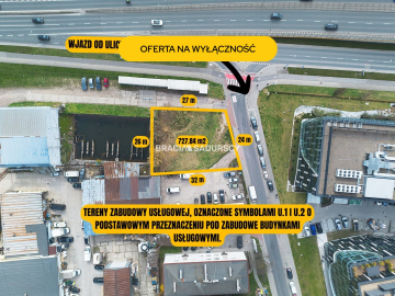 Działka przy Nowohuckiej w Krakowie pod inwestycje