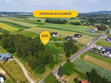 Działka budowlana / MPZP / przy głównej drodze