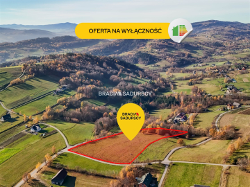 Widokowa działka w Beskidzie Wyspowym
