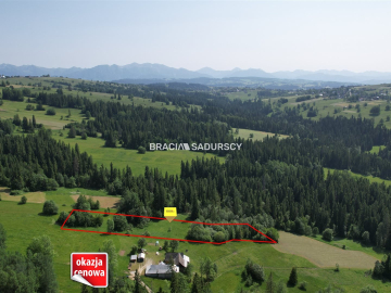 Inwestycyjny Gotowiec na Podhalu! Działka 4267 m² z WZ na 6 Domów w Bańskiej Wyżnej (os. Gielatówka) - Cena Promocyjna 997 000 