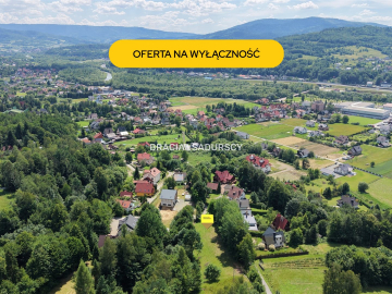 Pcim - Przepiękna widokowa działka budowlana 16 ar