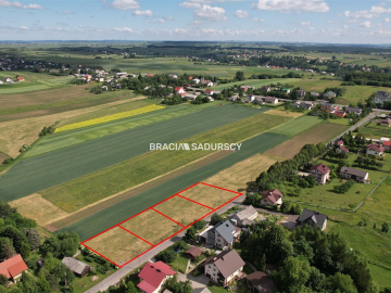 Działki budwlane o pow.  900 m2 w Jerzmanowich
