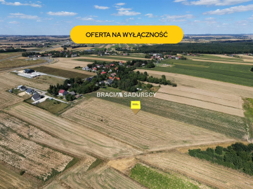 Duża działka inwestycyjna pod Krakowem - 1,5 km od S7 (węzeł Widoma) | Potencjał przekształcenia | Opcja zakupu 8 414 m² gruntu