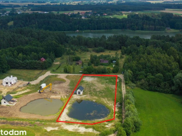 Działka ze stawem w pięknej okolicy Doliny Rospudy